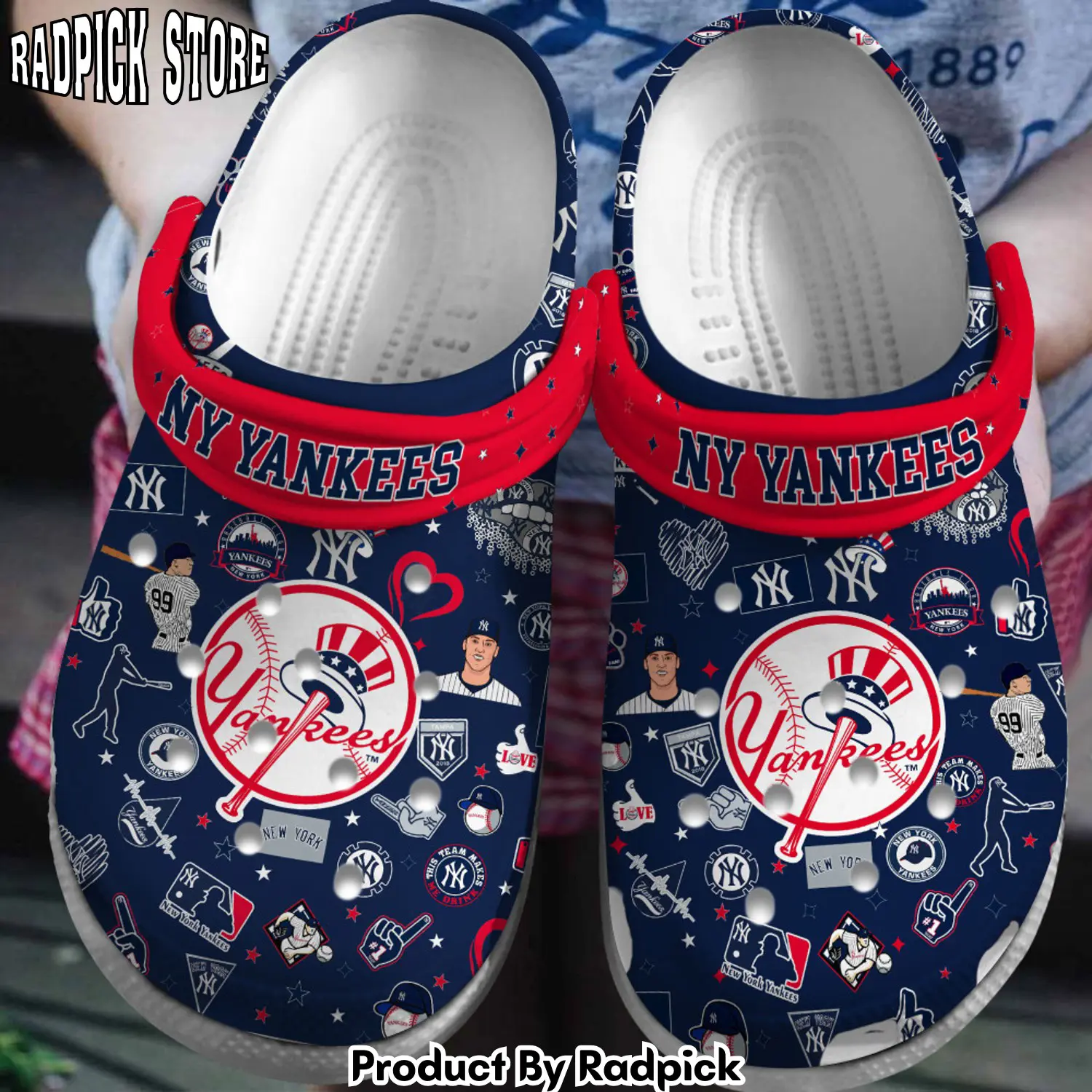Radpick premium new york yankees mlb sport clogs shoes for men women zqj rp6522195